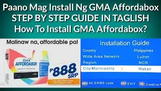 How To Install GMA Affordabox | How To Set Up GMA Affordabox | GMA Affordabox Installation Guide