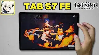 Samsung Galaxy Tab S7 FE Genshin Impact Gaming test 2024