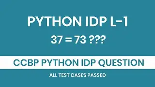 Special Number | Python IDP Exam Question Level 1 | codingkey