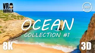 Ocean Collection #1 (short) - Seaside, Beaches & Cliffs - 8K 3D Virtual Reality 360