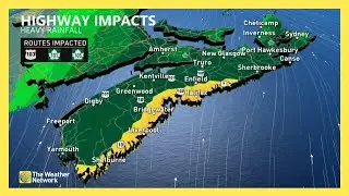 Rainfall Warning on the East Coast Comes With Strong Winds for Saturday