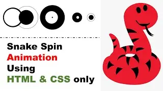Snake Animation Using HTML & CSS only | PRAROZ