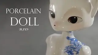 Porcelain Cat BJD - Blender Timelapse [ YCH ]