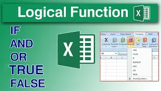Logical Function in excel, If, or, and, true, false, xor, in microsoft excel,