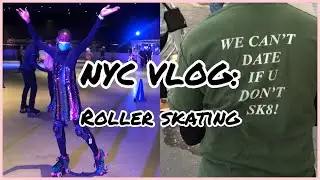 NYC VLOG | WEEKEND IN MY LIFE ROLLER SKATING IN BROOKLYN