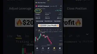 Live Bitcoin Trading With 100X Leverage 😱😱| 1 Minute 