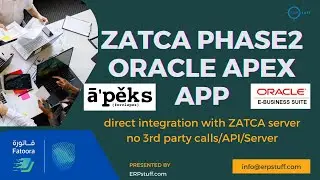 e-Fatoora ZATCA APP using Oracle APEX and ORDS | Direct integration with Zatca no 3rd party calls