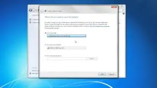 How to Create a System Image in Windows 7