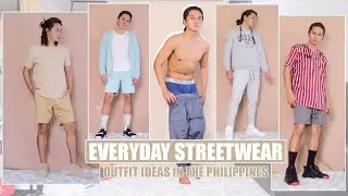 Everyday Men's Street Style Outfit Ideas / OOTD na Pang-isang Linggo | Philippine Fashion Vlog