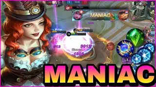 MANIAC! - ALICE BEST BUILD 2021 | ALICE TOP GLOBAL FULL GAMEPLAY | ALICE MOBILE LEGENDS