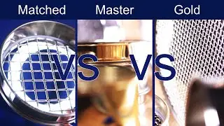 Matched vs Master vs Gold Test Sieves