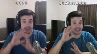 Razer Stargazer VS Logitech C920 - 60FPS and Background Removal