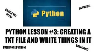 How to Create a txt File and Write Things in It