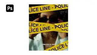 How to Create Wanted Police Line Poster Design in Photoshop - Photoshop Tutorials