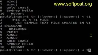 How to convert file from lower case to upper case in Linux