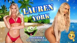 LAUREN YORK🩷😎💛 ¡LADRONA DE CORAZONES¡ Bio & Info. [ENG SUB] #modelo #instagram #socialmediastar