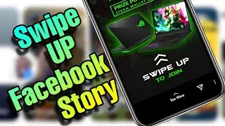 How to add Swipe UP YouTube Video Link on Facebook Story