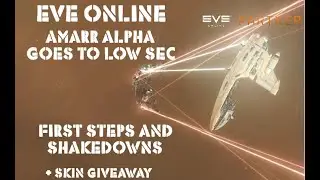 Eve Online Amarr Alpha Goes To Low Sec First Steps, Shakedowns and Trade Profits + Skin Giveaway !!