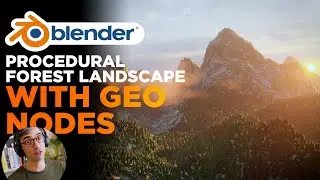 Realistic Forest Landscape with Geometry Nodes | Blender Tutorial