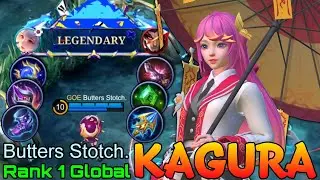 Deadly Umbrella Combo! Kagura Perfect Gameplay - Top 1 Global Kagura by Butters Stotch. - MLBB