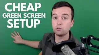 Cheap Collapsible Green Screen Setup and Review