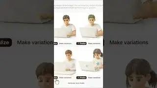 Generating consistent illustrations for a landing page