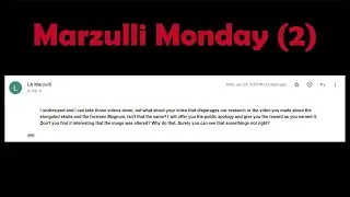 Marzulli Monday 2: WWJD?