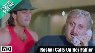 Roshni Calls Up Her Father - Movie Scene - Gumrah - Anupam Kher, Sridevi, Sanjay Dutt