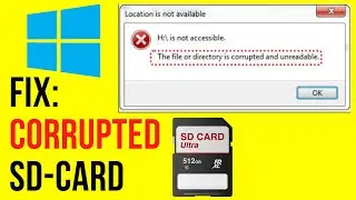 How to Fix a Corrupted SD Card In Windows 10/11 | Very Easy!