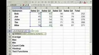 How to use the Insert Function Formulas Lookup feature in Excel.  Use formulas in Excel.