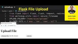 Flask Uploading Files in Python