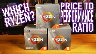 AMD Ryzen Showdown: Ryzen 5 3400G, 3600X, & Ryzen 7 3700X Benchmarked
