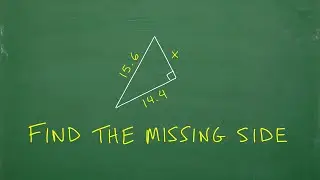 What is the missing side of the triangle? You NEED to Understand This!