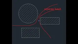 How to separate existing hatch in Autocad?
