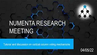 Tutorial and Discussion on Cortical Column Voting Mechanisms Developed by Numenta - 5 April, 2022