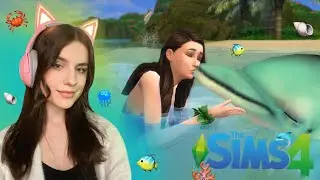 РУСАЛКА-ЭКОЛОГ! / Русалочьи будни эколога The Sims 4 #1