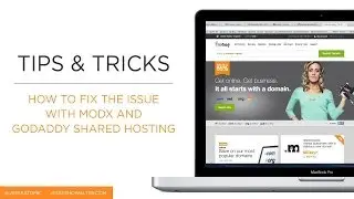 MODX & Godaddy Shared Hosting Issue