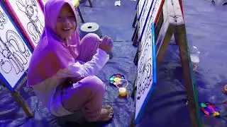Main di pasar malam 04 lukisan mewarnai