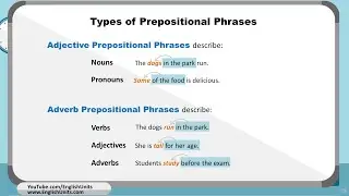 Prepositional Phrases + Worksheet