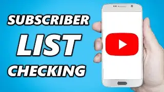 How to CHECK public SUBSCRIBER LIST on YOUTUBE on Phone (2024)