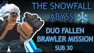 THE SNOWFALL ABYSS DUO FALLEN BRAWLER MISSION | Tower Defense Simulator TDS