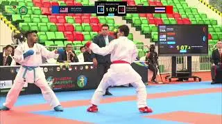 Thailand vs Malaysia KUMITE TEAM - MAN || 21st ASEAN University Games 2024 || UNISMA Malang 2024