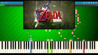 Zelda Ocarina of Time - Kokiri Forest Synthesia