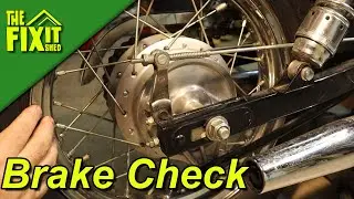 Front and Rear Brake Inspection and Adjustment 2002 Honda Rebel 250 (CMX250C) | The Fixit shed