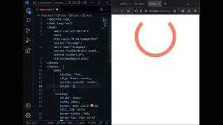 CSS loading effect 