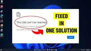 (FIXED) This Site Cannot Be Reached in Windows 11 | easy fix | 2023