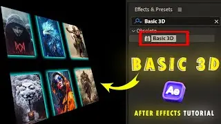After Effects Tutorial Basic 3D in 2 Minutes