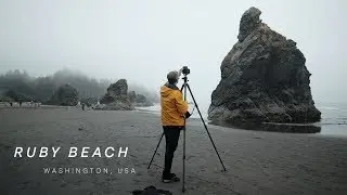 Landscape photography at Ruby Beach, Washington