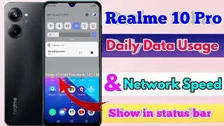 how to show daily data usage in realme 10 pro | realme 10 pro show daily data usage