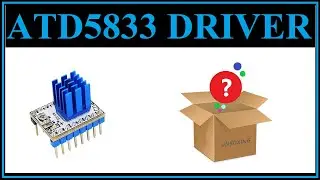 XinDongWang ATD5833 V6 Stepper Motor Driver Module Ultra Quiet Stepstick For MKS MotherboardUnboxing